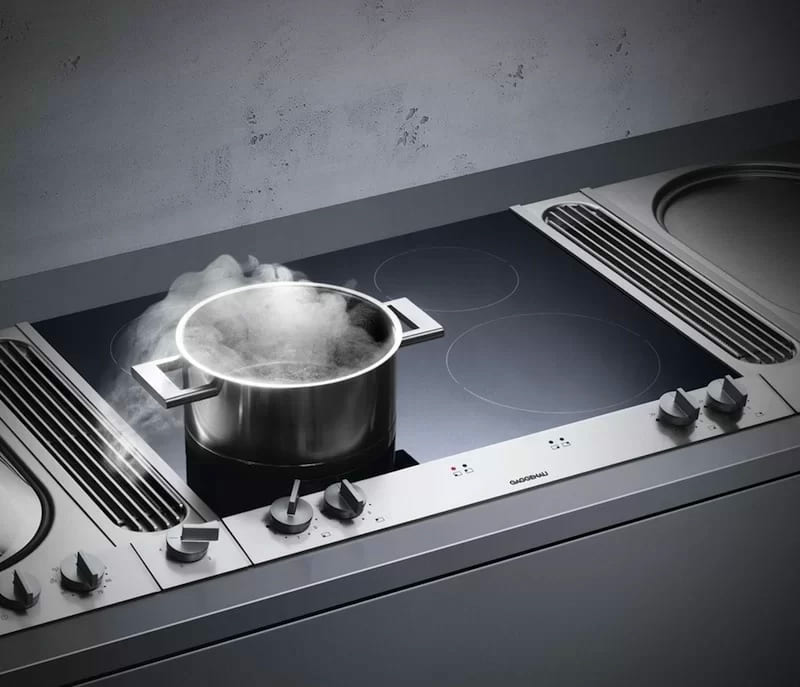 Варочная панель Gaggenau с функцией автоматического распознавания посуды Варочная панель Gaggenau с функцией автоматического распознавания посуды
