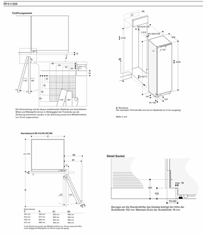 Морозильная камера Gaggenau RF 411306
